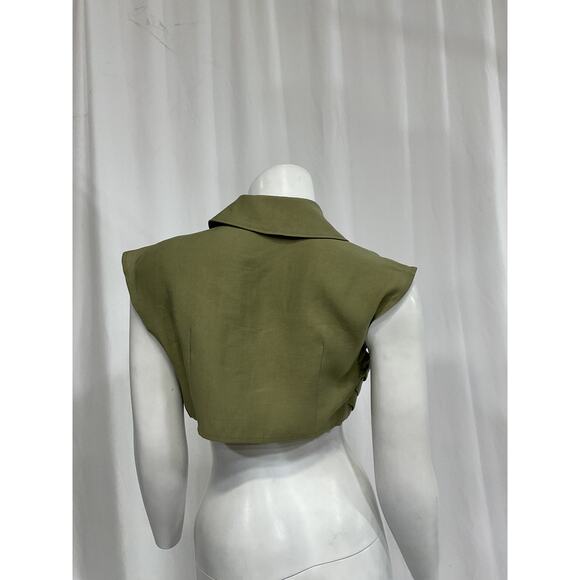 Cult Gaia 'Janette' Green Top Size S - Picture 3 of 5